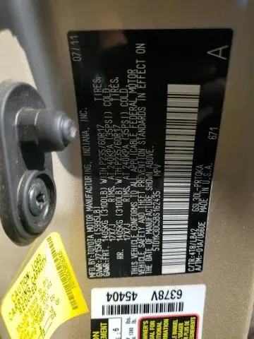 2011 TOYOTA SIENNA XLE  