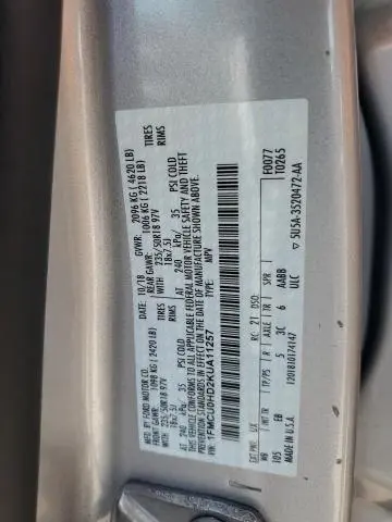 2019 FORD ESCAPE SEL  