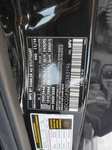 2015 MERCEDES-BENZ GLK 350 4MATIC  
