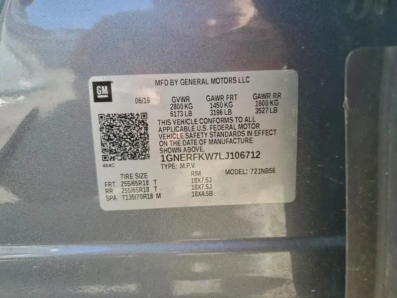 2020 CHEVROLET TRAVERSE LS  