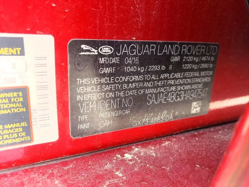 2017 JAGUAR XE PRESTIGE  
