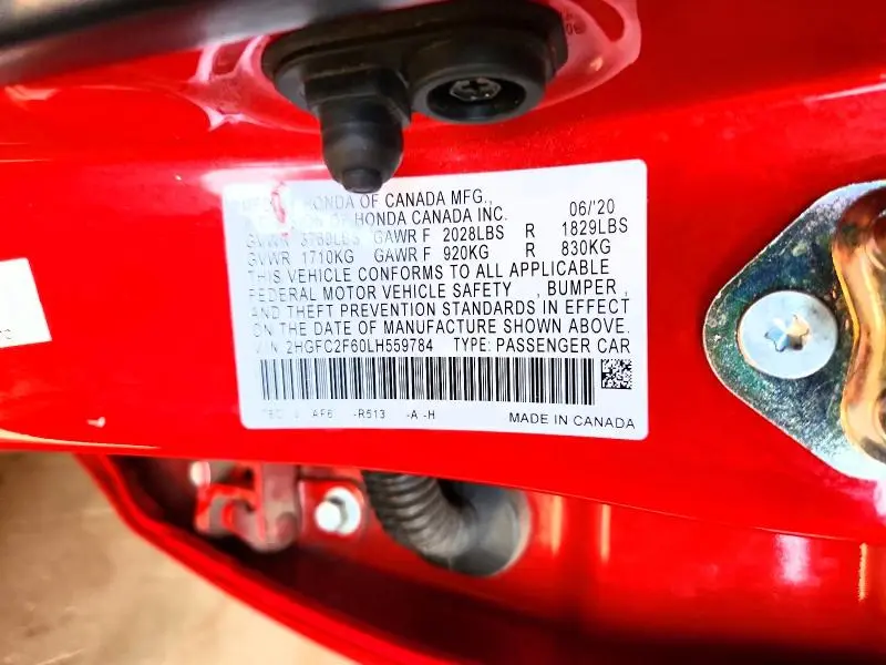 2020 HONDA CIVIC LX  