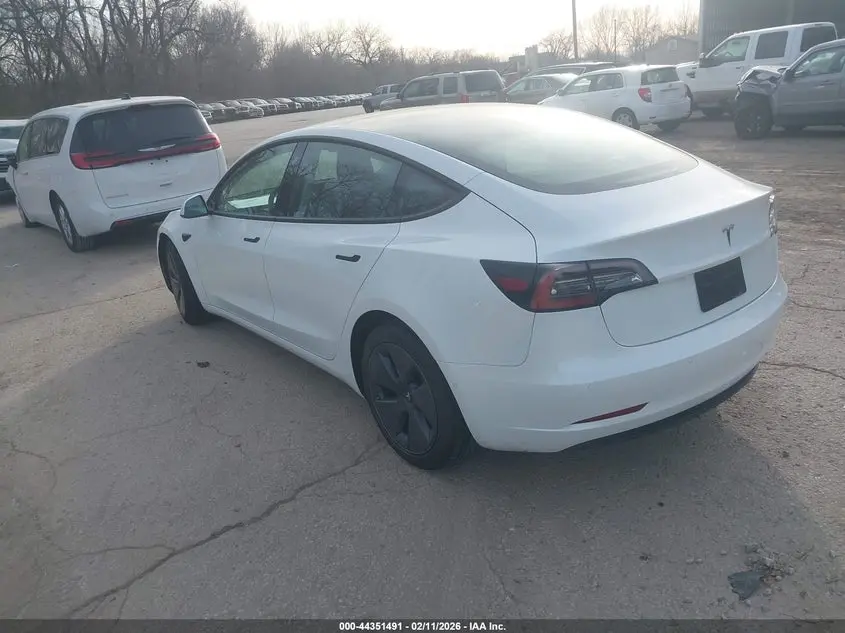 2022 TESLA MODEL 3 REAR-WHEEL DRIVE
