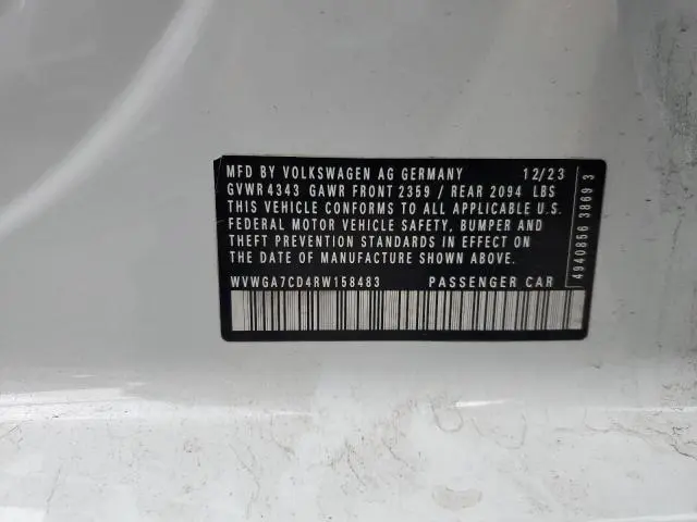 2024 VOLKSWAGEN GTI S