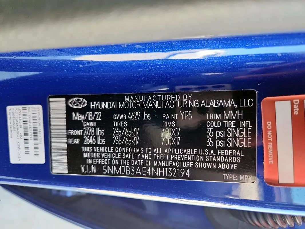 2022 HYUNDAI TUCSON SEL  