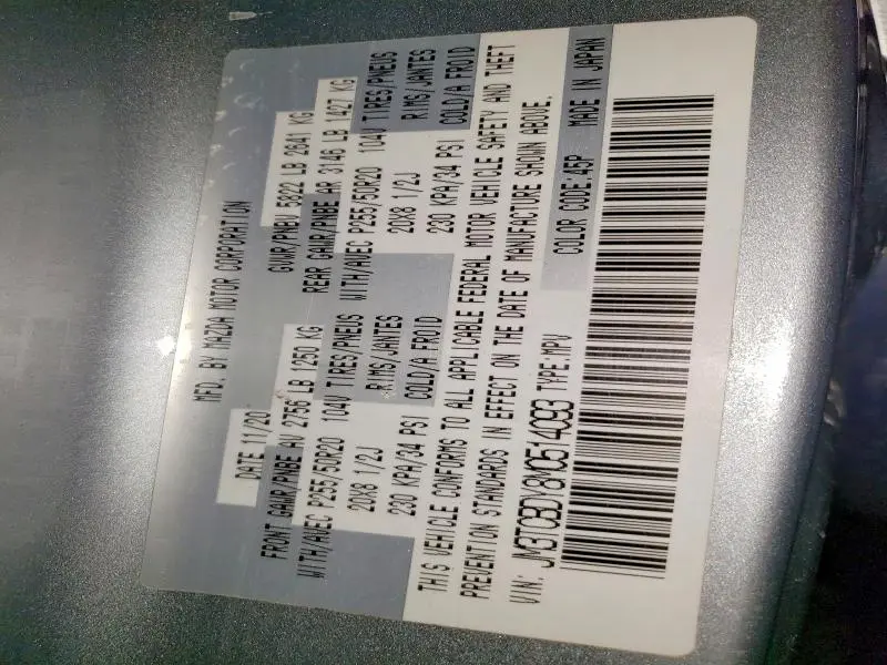 2021 MAZDA CX-9 GRAND TOURING  