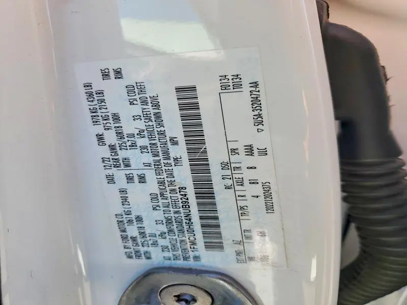 2022 FORD ESCAPE SEL  
