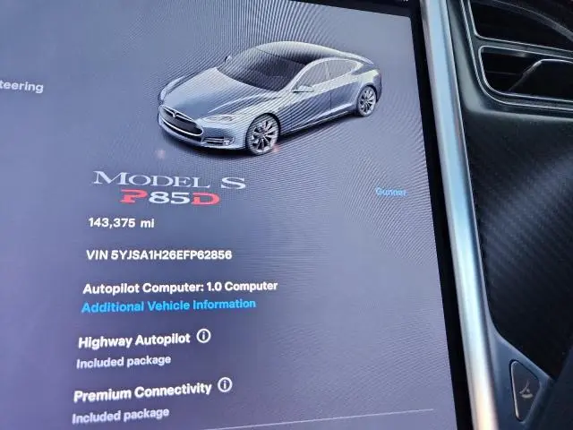 2014 TESLA MODEL S   