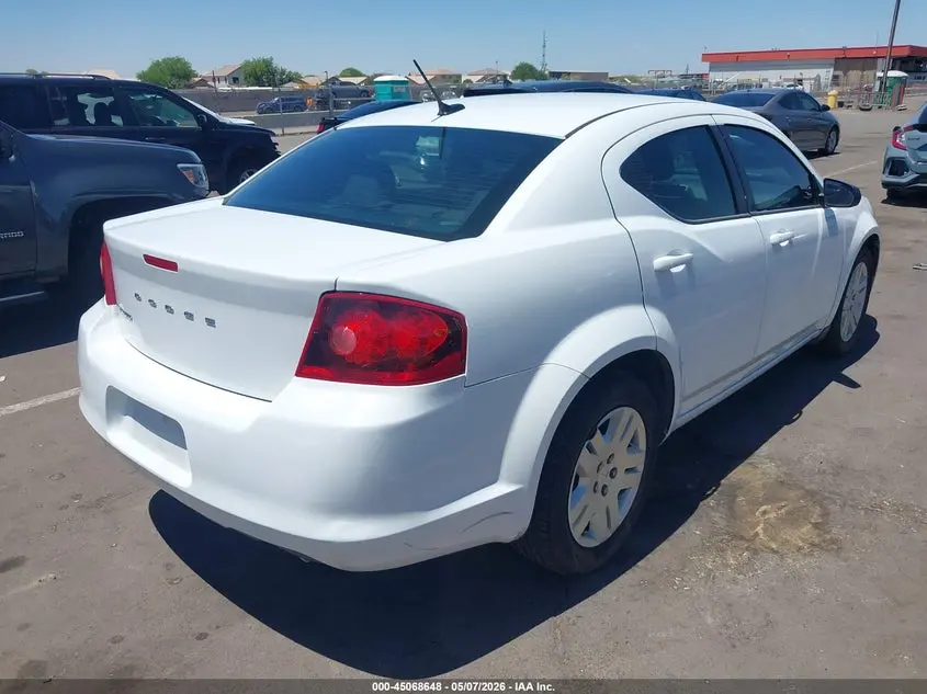 2013 DODGE AVENGER SE V6