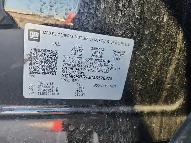 2021 CHEVROLET BLAZER 1LT  