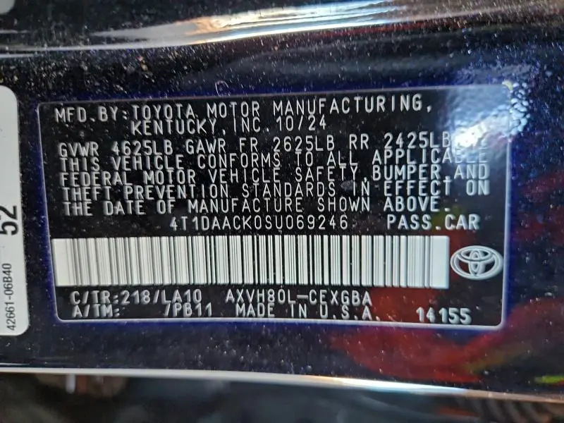 2025 TOYOTA CAMRY XSE  