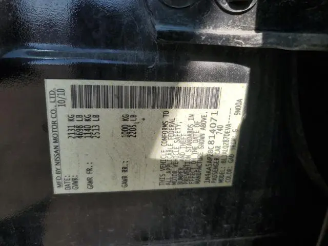 2011 NISSAN MAXIMA S  