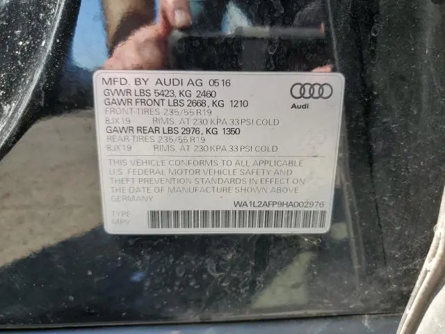 2017 AUDI Q5 PREMIUM PLUS  