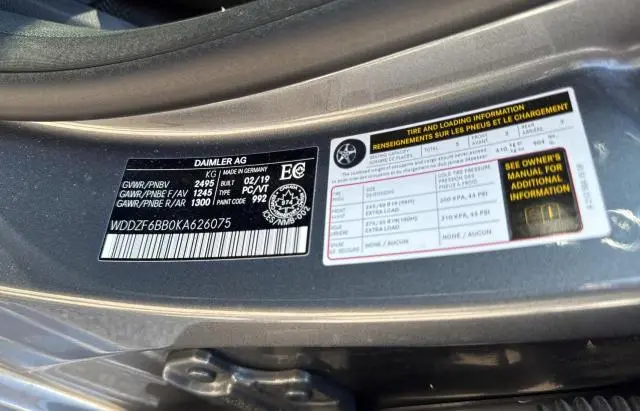 2019 MERCEDES-BENZ E AMG 53 4MATIC  