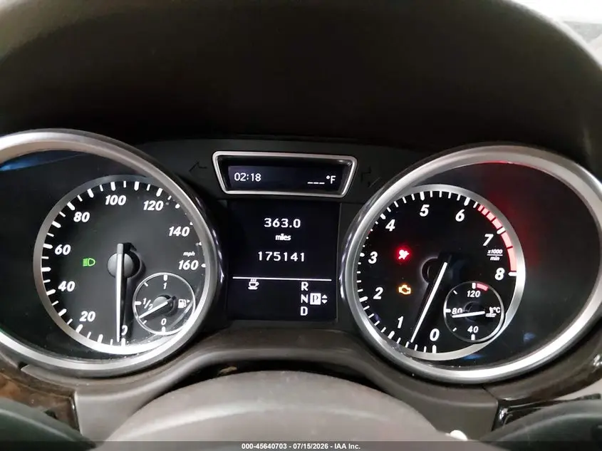 2012 MERCEDES-BENZ ML 350 4MATIC