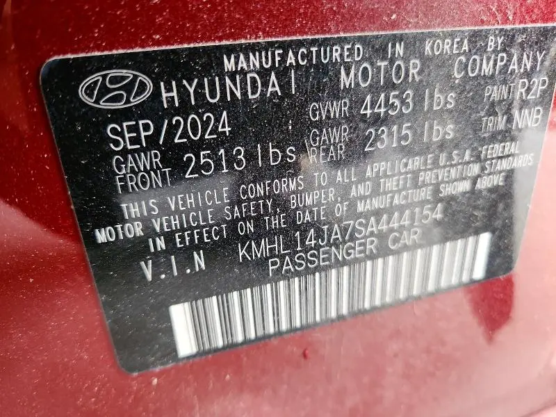 2025 HYUNDAI SONATA SEL  