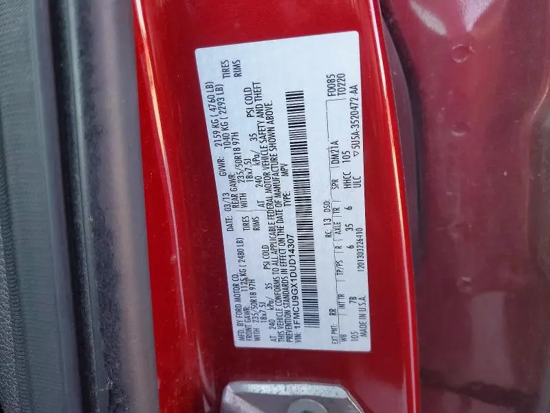 2013 FORD ESCAPE SE  