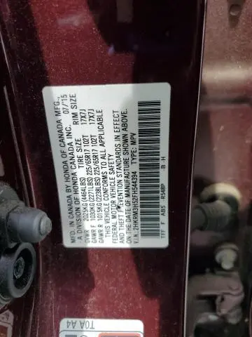 2015 HONDA CR-V EX  