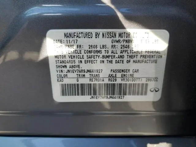 2018 INFINITI Q50 LUXE  