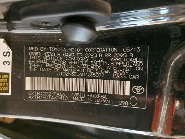 2013 TOYOTA PRIUS V   