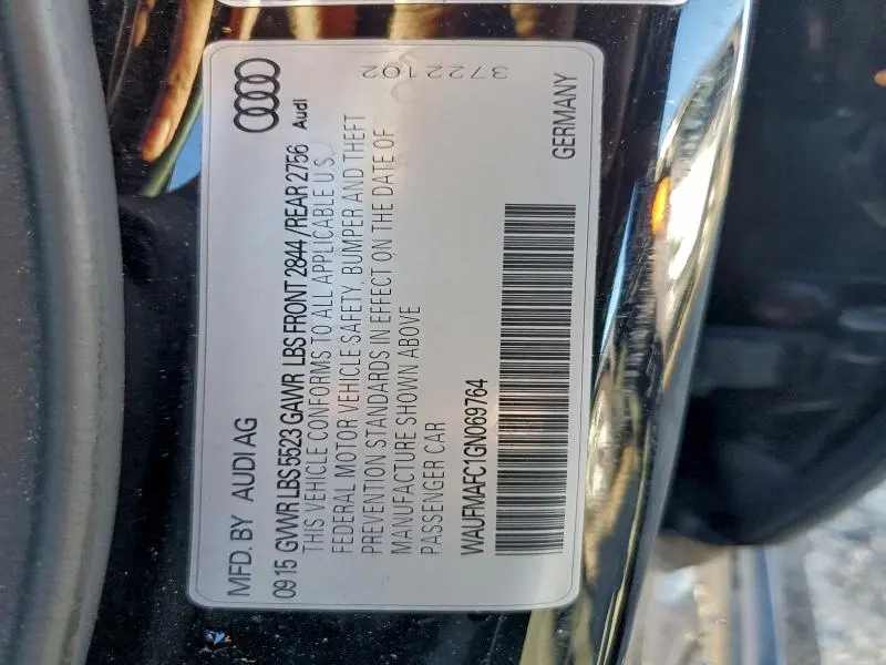 2016 AUDI A6 PREMIUM PLUS  