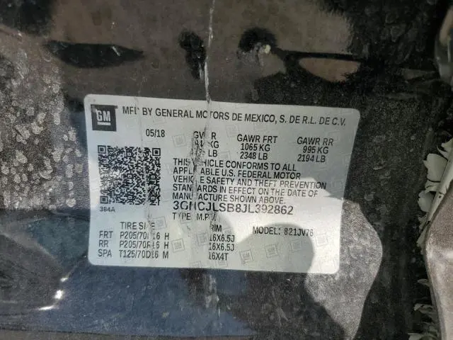 2018 CHEVROLET TRAX 1LT