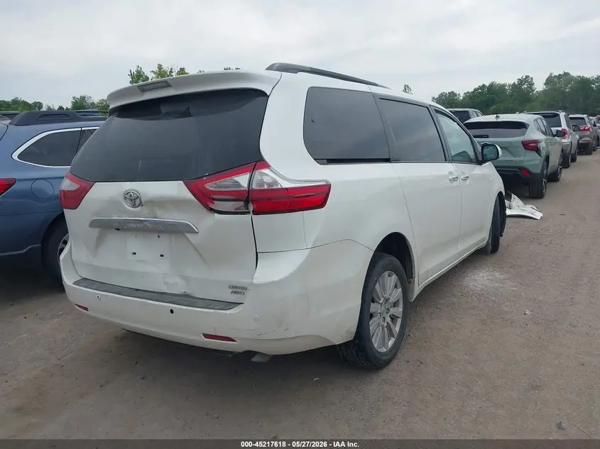 2017 TOYOTA SIENNA LIMITED PREMIUM 7 PASSENGER