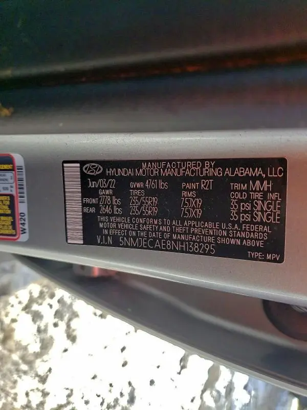 2022 HYUNDAI TUCSON LIMITED  