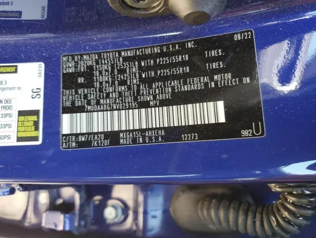 2022 TOYOTA COROLLA CROSS XLE  