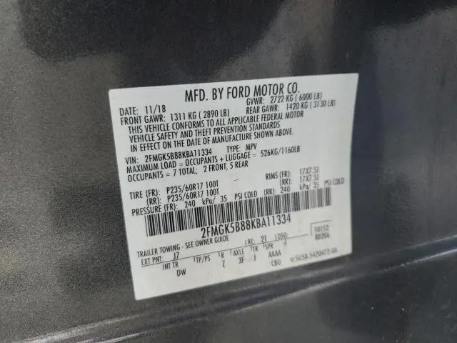 2019 FORD FLEX SE  