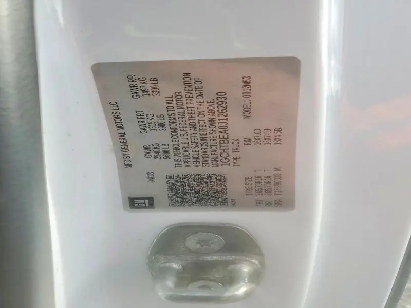 2018 CHEVROLET COLORADO   