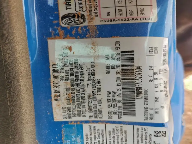 2013 FORD MUSTANG GT  