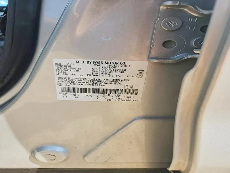2014 FORD EDGE SEL  