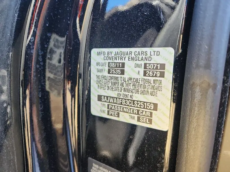 2012 JAGUAR XF   