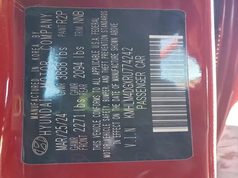 2024 HYUNDAI ELANTRA SEL  