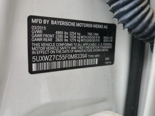 2015 BMW X3 SDRIVE28I  