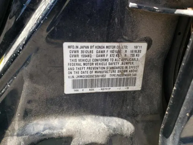 2012 HONDA FIT SPORT