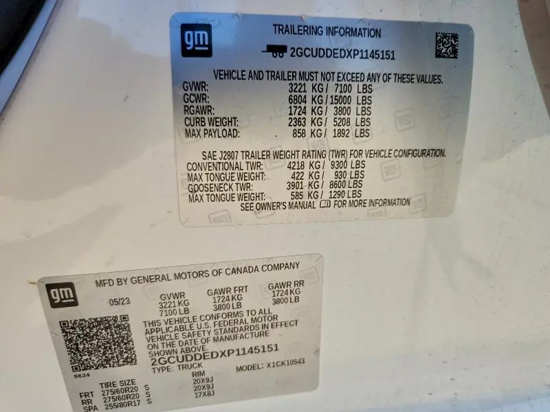 2023 CHEVROLET SILVERADO K1500 LT  