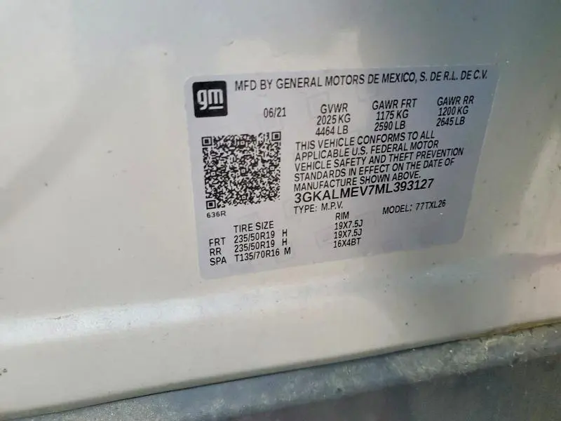 2021 GMC TERRAIN SLE  