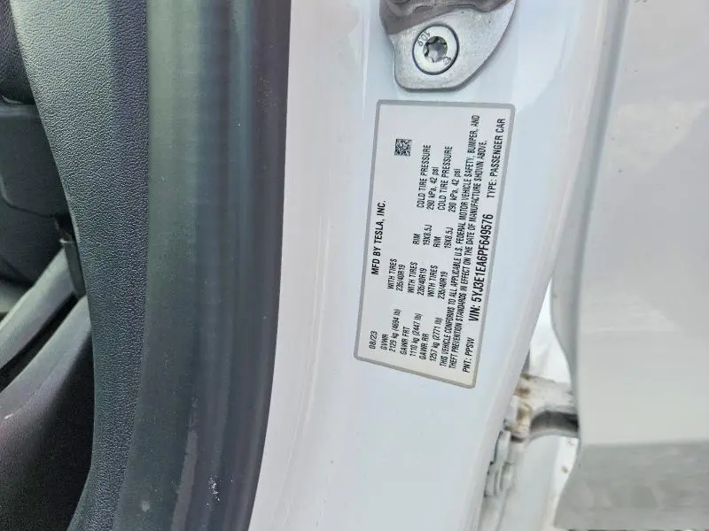2023 TESLA MODEL 3   