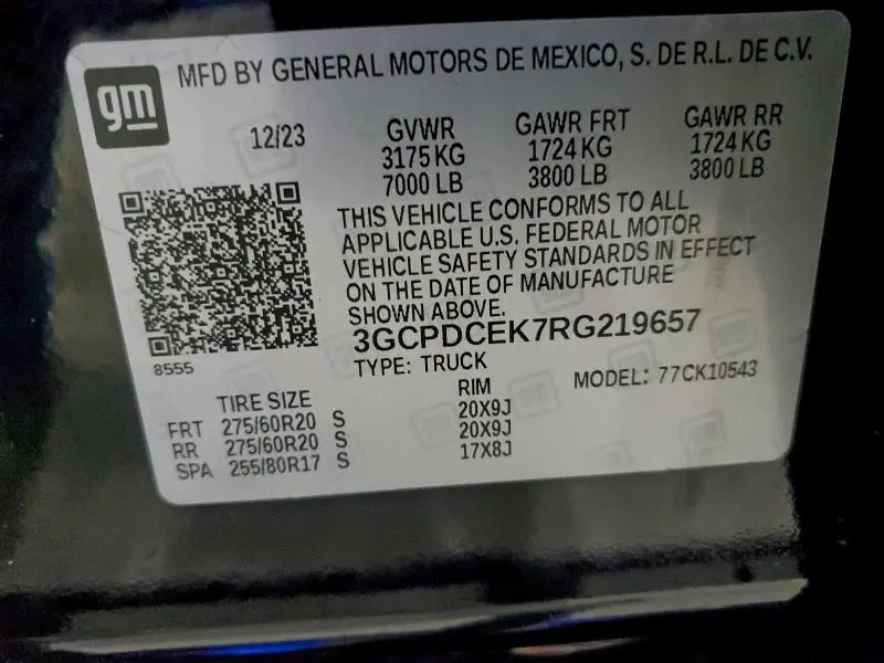 2024 CHEVROLET SILVERADO K1500 TRAIL BOSS CUSTOM  