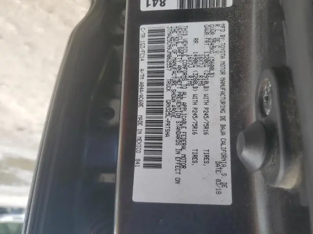 2018 TOYOTA TACOMA DOUBLE CAB