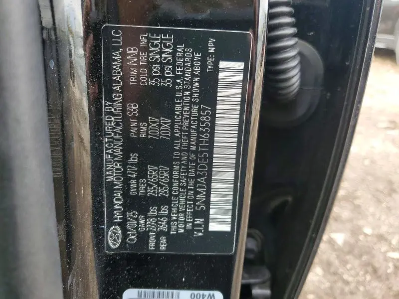 2026 HYUNDAI TUCSON SE  