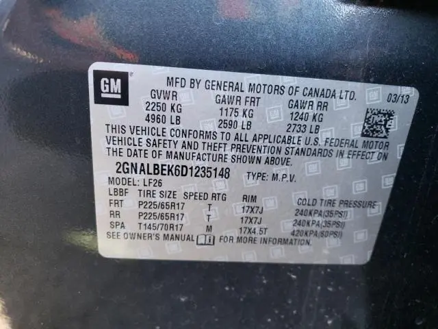 2013 CHEVROLET EQUINOX LS  