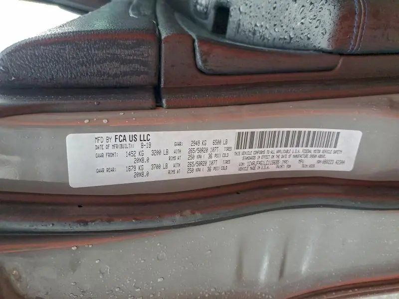 2020 JEEP GRAND CHEROKEE LAREDO  