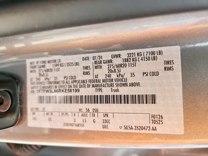 2024 FORD F150 XLT  