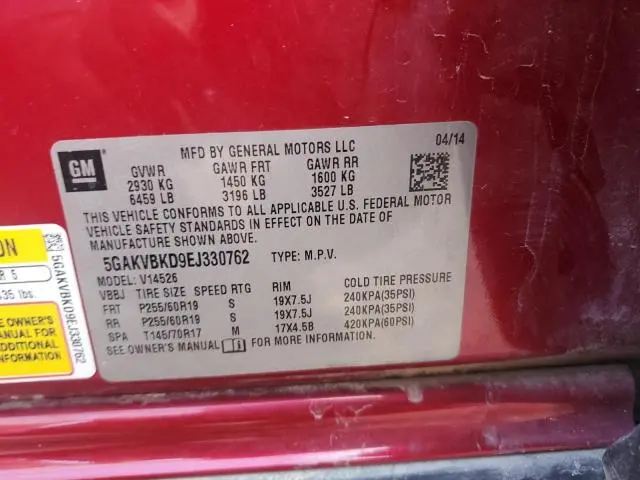 2014 BUICK ENCLAVE