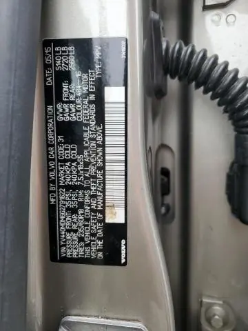 2016 VOLVO XC60 T5 PLATINUM  