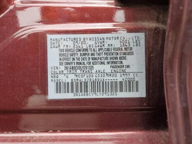 2020 NISSAN SENTRA SV  