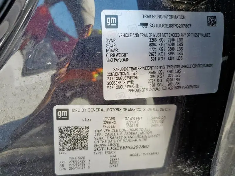 2023 GMC SIERRA K1500 DENALI  